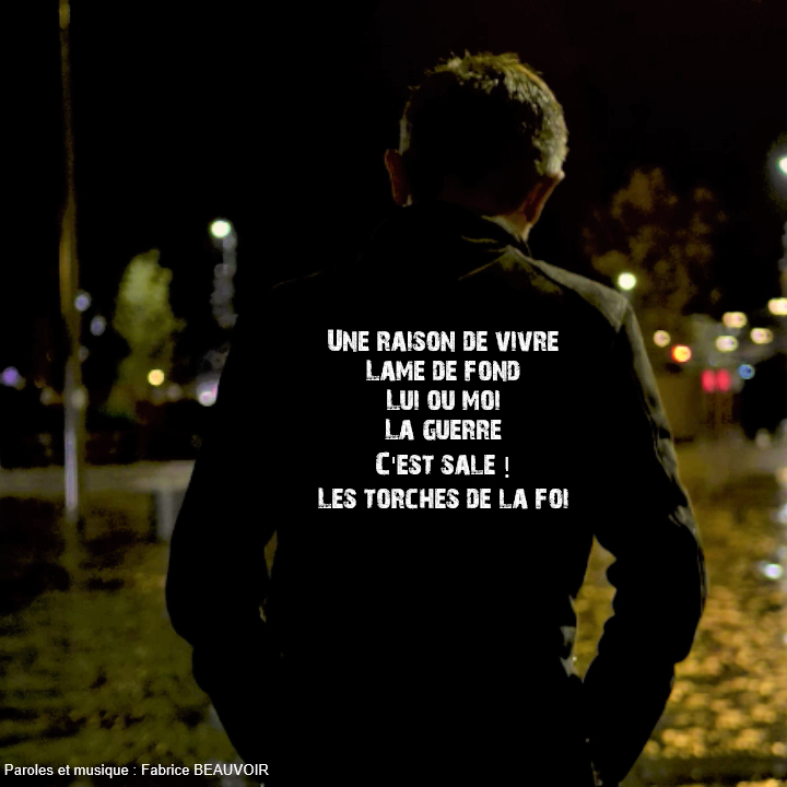 Fabrice Beauvoir Pochette EP "Une raison de vivre" recto