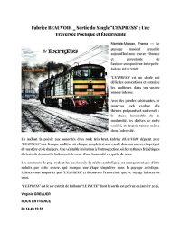 Communiqué de presse L'EXPRESS