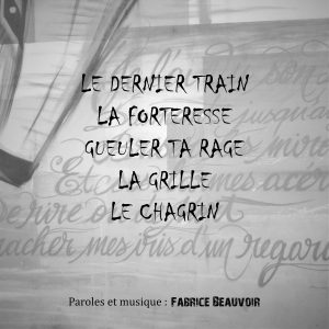 Fabrice Beauvoir - EP "La Forteresse" Recto pochette